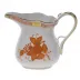 Chinese Bouquet Rust Creamer 6 Oz 3.5 in H