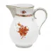 Chinese Bouquet Rust Pitcher 60 Oz 7.75 in H