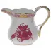 Chinese Bouquet Raspberry Creamer 4 Oz 3.25 in H