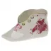 Chinese Bouquet Raspberry Baby Shoe 4.5 in L X 2.75 in H