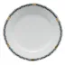 Chinese Bouquet Garland Black Sapphire Service Plate 11 in D