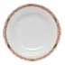 Chinese Bouquet Garland Rust Dessert Plate 8.25 in D