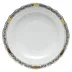 Chinese Bouquet Garland Black Salad Plate 7.5 in D