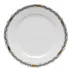 Chinese Bouquet Garland Black Dinner Plate 10.5 in D