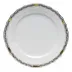 Chinese Bouquet Garland Black Service Plate 11 in D