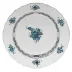 Chinese Bouquet Turquoise & Platinum Salad Plate 7.5 in D