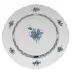 Chinese Bouquet Turquoise & Platinum Dinner Plate 10.5 in D