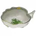 Chinese Bouquet Green Deep Leaf Dish 1.5 in H