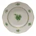 Chinese Bouquet Green Rim Soup Plate 8 in D