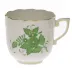 Chinese Bouquet Green Mocha Cup 4 Oz