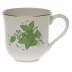 Chinese Bouquet Green Mug 10 Oz 3.5 in H