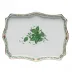 Chinese Bouquet Green Small Tray 7.5 in L X 5.5 in W