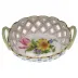 Printemps Multicolor Sm Openwork Basket With Handle 3.5 in L X 2.5 in W
