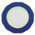 Silk Ribbon Cobalt Blue Dessert Plate 8.25 in D