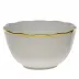 Gwendolyn Gold Round Open Vegetable Bowl 7.5 in D