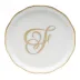 Coaster With Monogram Gold 4 in D