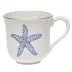 Aquatic Dessert Starfish Blue Mug 10 Oz 3.5 in H