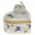 Blue Garland Multicolor Heart Box With Bunny 2 in H