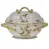 Rothschild Bird Multicolor Tureen With Branch 2 Qt 9.5 in H