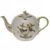 Rothschild Bird Multicolor Tea Pot With Rose 60 Oz 6.5 in H