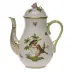 Rothschild Bird Multicolor Coffee Pot With Rose 36 Oz 8.5 in H