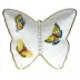 Queen Victoria Multicolor Butterfly Dish 4.25 in L X 1 in H