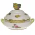 Queen Victoria Multicolor Mini Tureen With Butterfly 5 in L X 4 in H