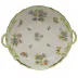 Queen Victoria Multicolor Chop Plate With Handles 14 in D
