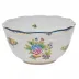 Queen Victoria Multicolor Round Bowl 3.5 Pt 7.5 in D