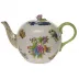 Queen Victoria Multicolor Tea Pot With Rose 36 Oz 5.5 in H