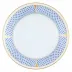Art Deco Blue Dinner Plate 10.25 in D