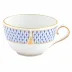 Art Deco Blue Tea Cup 6 Oz