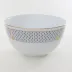 Art Deco Gray Round Bowl 4 in H X 7.5 in D