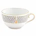 Art Deco Gray Tea Cup 6 Oz