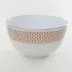 Art Deco Rust Round Bowl 4 in H X 7.5 in D