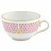 Art Deco Raspberry Tea Cup 6 Oz