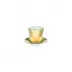 Polite Gold Beaker & Saucer Round 130 Round 3.3" H 3.7" 6.1 oz Round 5.1" H 1.2" (Special Order)
