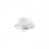 Alif Blue Coffee/Tea Cup With Saucer, Conical Diam 4.3" High 3.1" 5.7Oz Diam 6.5" High 1.6"