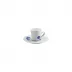 Ocean Sea High Horse Espresso Cup & Saucer Diam 2.2" High 2.6" 2.5Oz Diam 5.3" High 0.8"