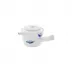 Ocean Sea Shell Teapot With Straight High Handle Diam 4.5" High 3.9" 16.9Oz