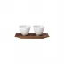 Pulse Set Of 2 Amuse-Bouche Dishes On Tray L8.3" W3.5" H 2.8" (Special Order)