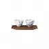 Granat Set Of 2 Amuse-Bouche Dishes On Tray L8.3" W3.5" H 2.8" (Special Order)