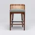 Palms Counter Stool Chestnut/Jade