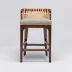 Palms Counter Stool Chestnut/Natural Cream