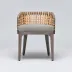 Palms Arm Chair Grey Ceruse/Hemp