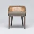 Palms Arm Chair Grey Ceruse/Fawn