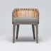 Palms Arm Chair Grey Ceruse/Jade