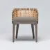 Palms Arm Chair Grey Ceruse/Sisal