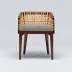 Palms Arm Chair Chestnut/Straw