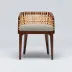 Palms Arm Chair Chestnut/Natural Cream